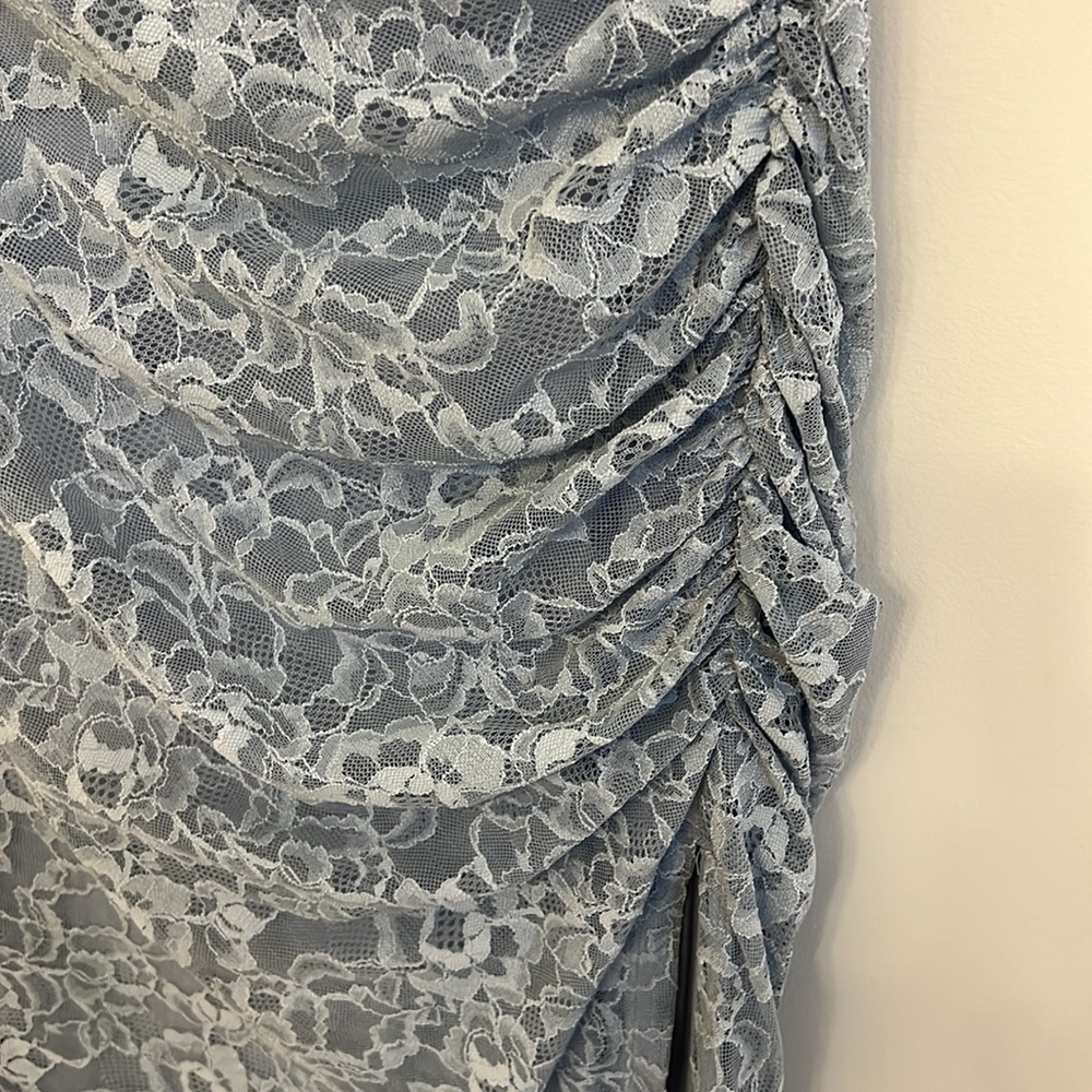 Anthropologie the Maya ruched cowl-neck dress in lace XL - Picture 10 of 13